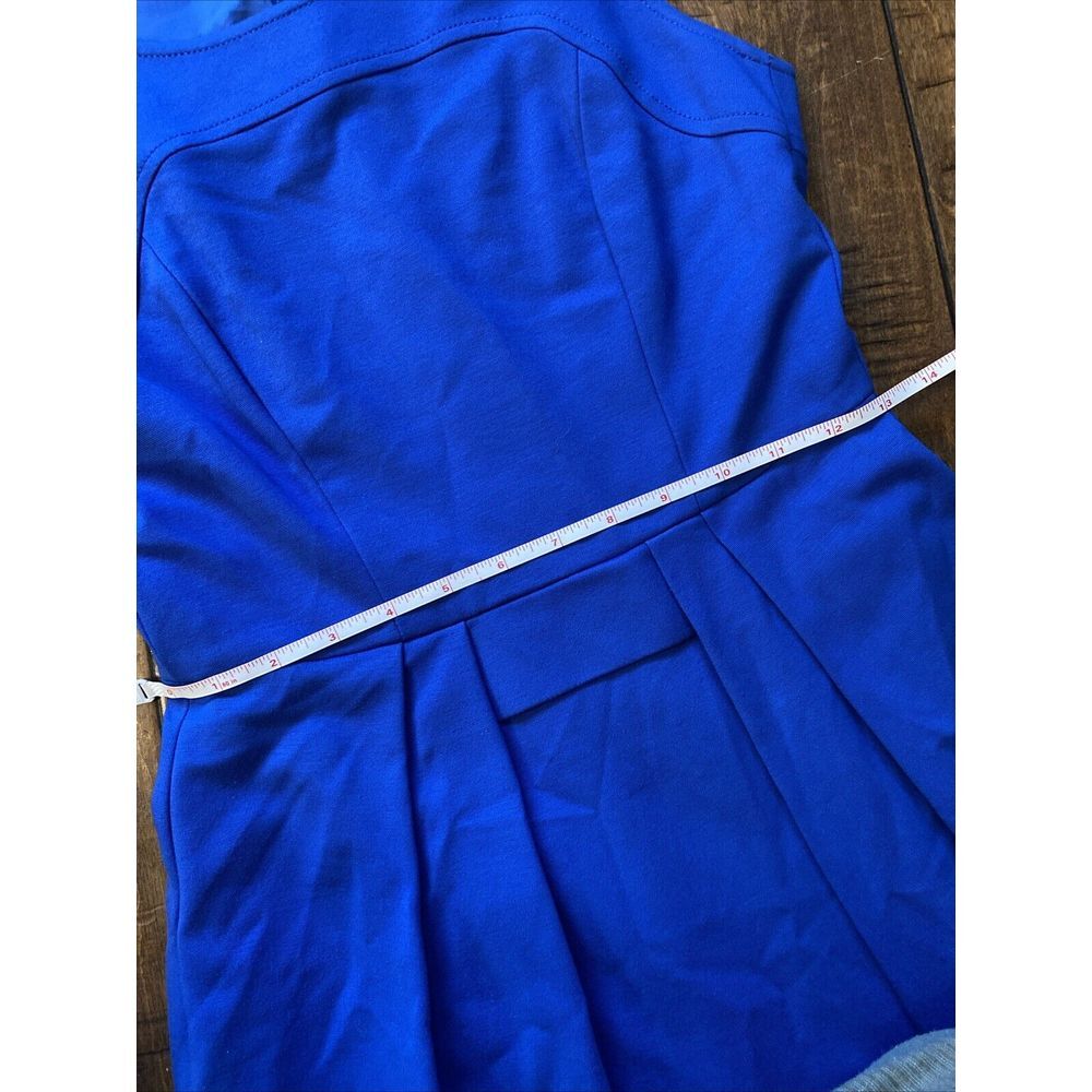 Trina Turk women's Royal Blue Career‎ Work Cocktail dress size 4 Pleats - Picture 10 of 11